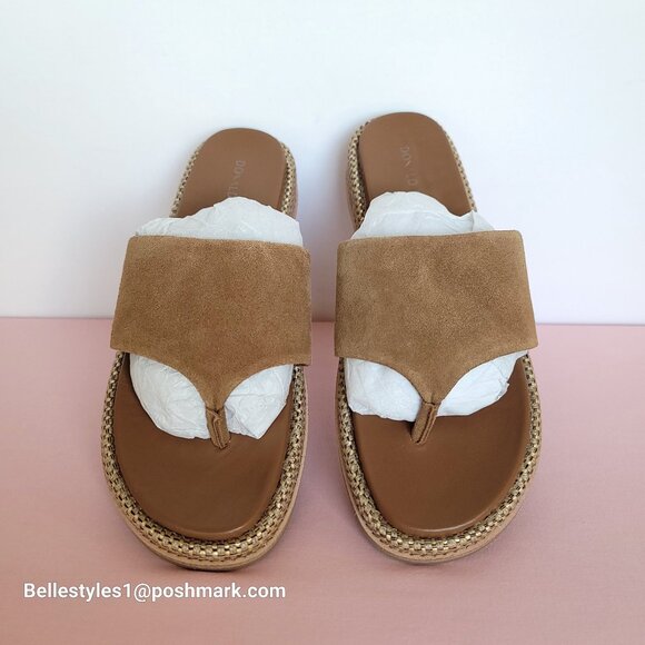 DONALD PLINER Aneeta Wedge Slip-on Sandals- Women’s Size 9.5M -Saddle Color⭐ - Picture 6 of 16